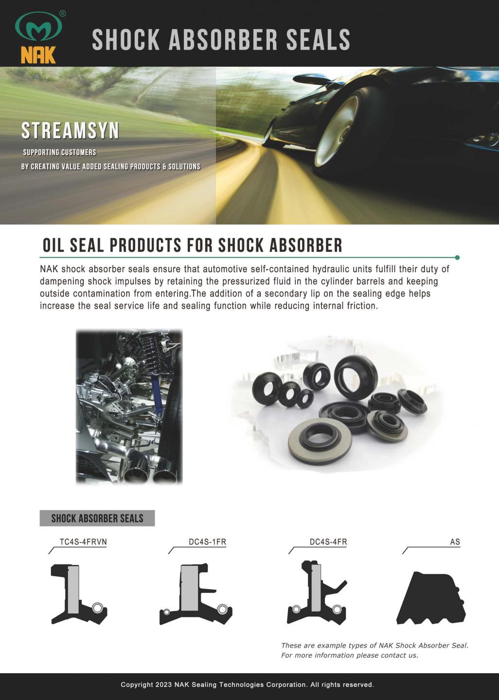 Oil Seals NAK Sealing Technologies Corporation