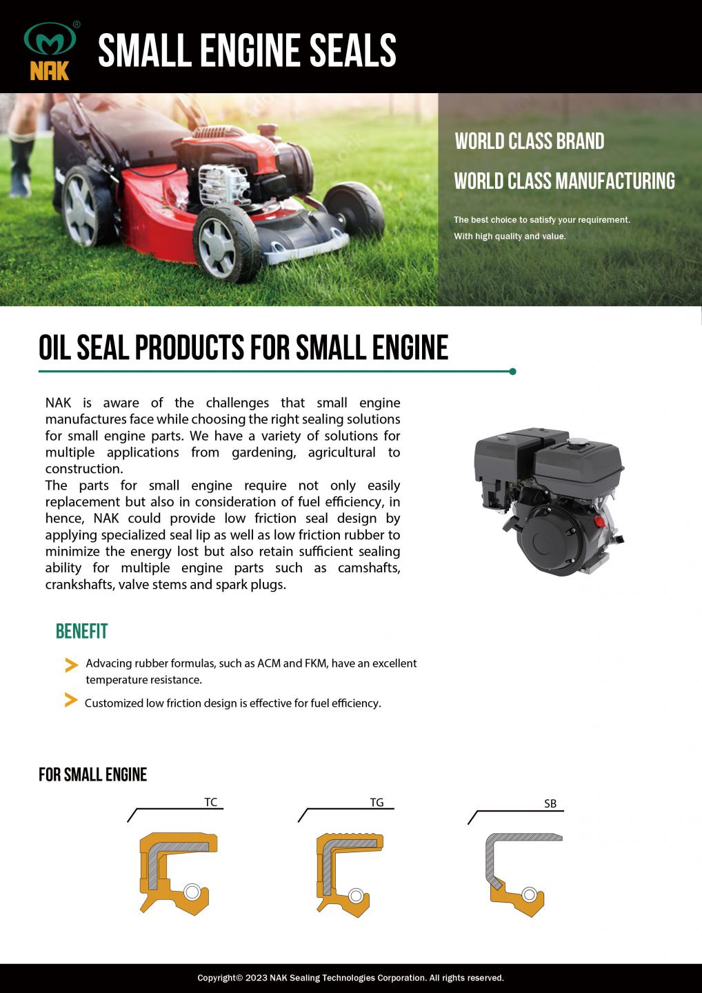 Oil Seals NAK Sealing Technologies Corporation