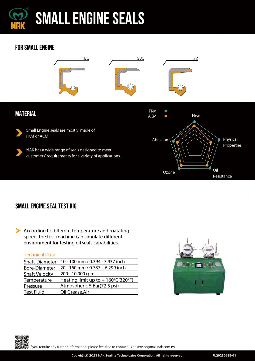 Oil Seals NAK Sealing Technologies Corporation